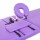 Масажний стіл (фіолетовий) New Tec Expert purple + 12